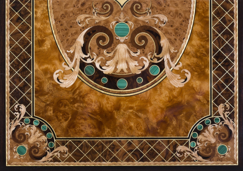 Malachite superyacht table